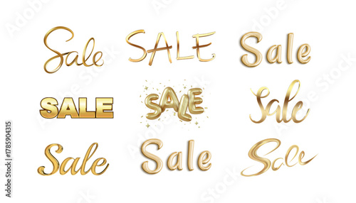 Golden glitter sale pattern ideal for festive promotions, online store banners, and holiday discount advertising templates.