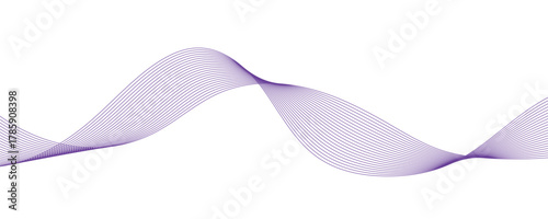 Abstract wavy lines illustration