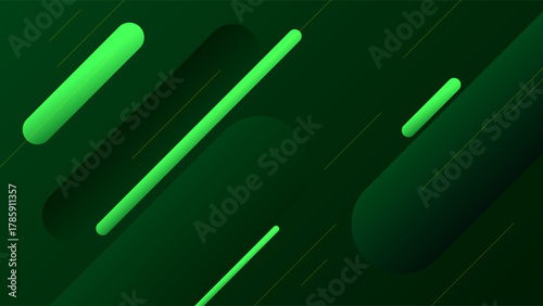 ILLUSTRATION ABSTRACT BACKGROUND ELEGANT GREEN GRADIENT SMOOTH LIQUID COLORFUL DESIGN WITH DIAGONAL GEOMETRIC SHAPES VECTOR TEMPLATE GOOD FOR MODERN WEBSITE, WALLPAPER, COVER DESIGN 
