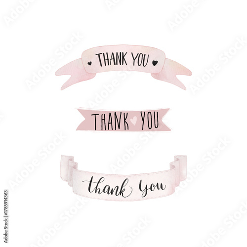 A clean modern vector of the phrase “Thank You” in elegant script style, perfect for greeting cards, posters, or appreciation banners.