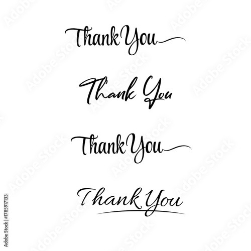 Neon Thank You Light Text