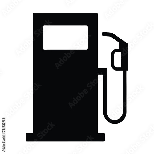 Fuel pump gas station icon vector illustration for petrol energy and automotive industry needs