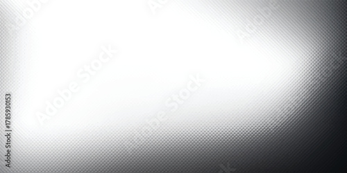 screen dotted halftone gradient texture. Vanishing polka dot background. Repeating dots gradation pattern backgro. minimalist monochrome screen