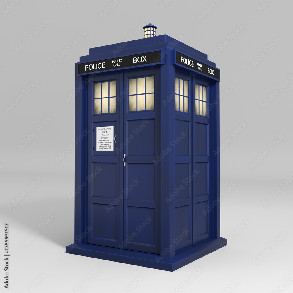 Obraz premium Police box