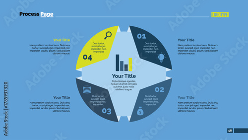 Four Circle Sides Slide Template