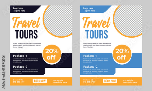 Tour and Travel Agency Flyer Template