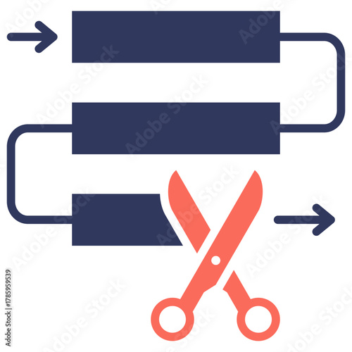 Lean Process Mixed Icon