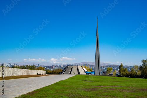 Obraz na płótnie Memorial du genocide armenien à Erevan