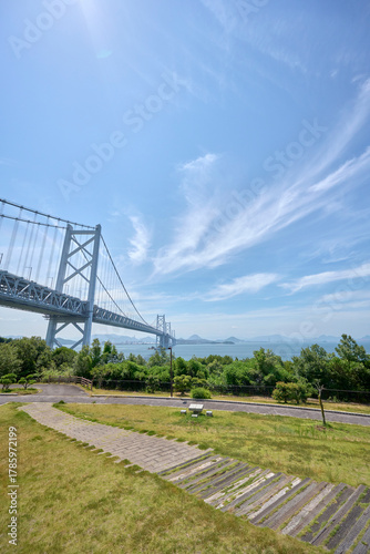 与島パーキングエリアの風景