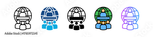 Global Summit multiple icon