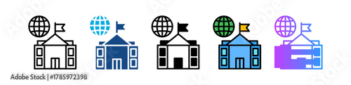 Embassy Office multiple icon