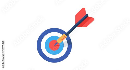 Target with Arrow in the Center.