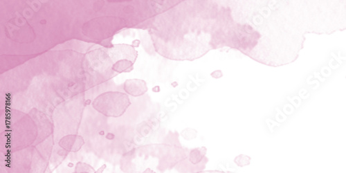 Pastel pink watercolor paint brush glitter for wedding elements. or card templates for greetings. 