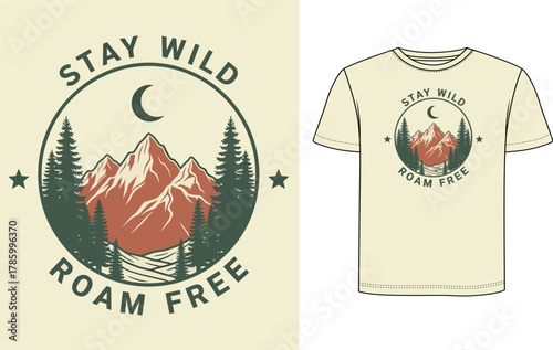 Mountain T Shirt Design