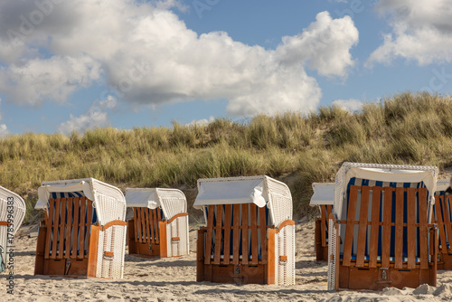 Strandkörbe bei Markgrafenheide an der Ostsee