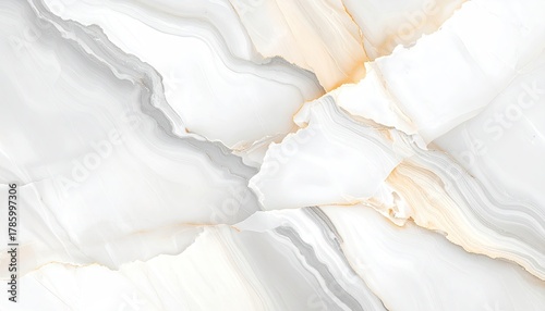 Abstract Marble Texture Background with White Gray and Gold Veins Detailed Surface Design Elegant Interior Decor Pattern Material High Resolution