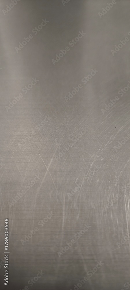 Fototapeta premium Used stainless steel sheet has scratches.