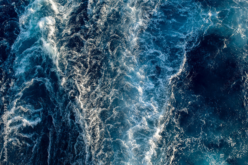 Fototapeta premium texture del mare con le onde