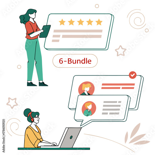 Customer reviews and testimonials bundle