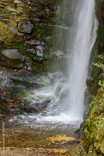 Waterfall in the National Botanical Garden in Tbilisi, Georgia