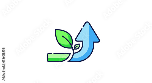 Eco-Friendly Growth - Sustainable Development and Environmental Progress.