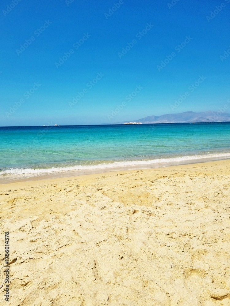 Fototapeta premium beach on Naxos island Greece