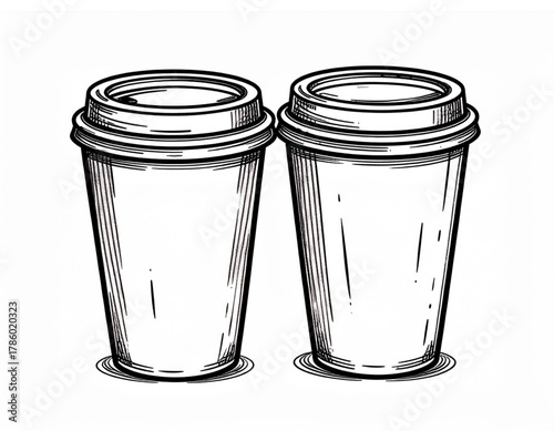 Disposable coffee cups