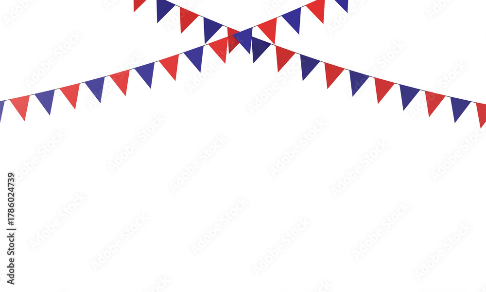 Obraz premium Flag street triangle red blue color sign symbol usa us united state america american happy president day february month 4th fourth july month veteran government politic happy president day us usa 