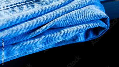 Blue jean close up picture