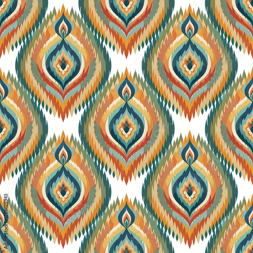 ethnic seamless pattern. vector illustration