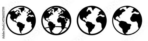 World map globe earth continents geography travel atlas cartography global graphic design vector