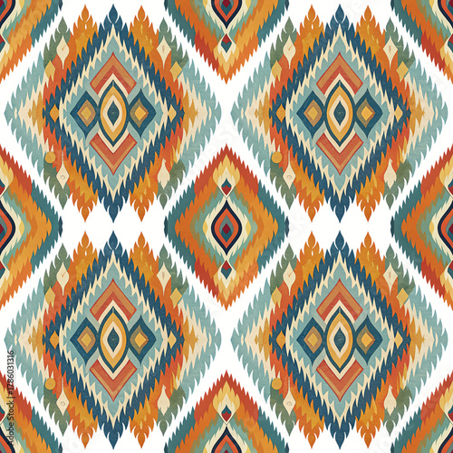 ethnic seamless pattern. vector illustration
