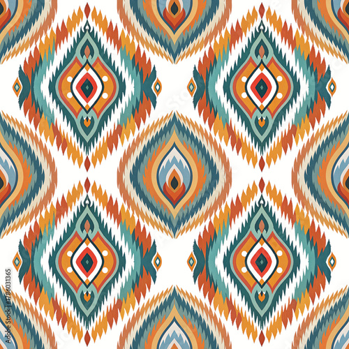 ethnic seamless pattern. vector illustration