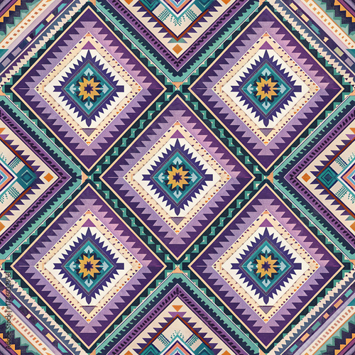 ethnic seamless pattern. vector illustration