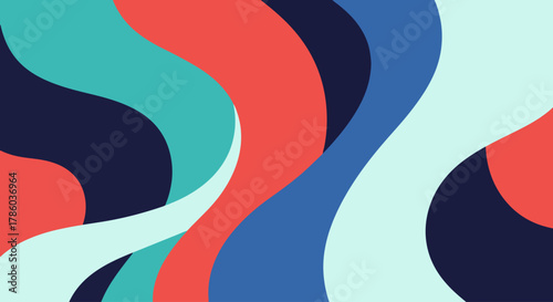 Vector hand drawn minimal background design.