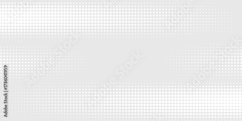 Dot white gray wave light technology texture background. Abstract big data digital concept.