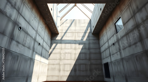 Concrete Atrium Lightwell