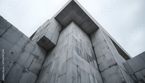 Abstract Brutalist Composition