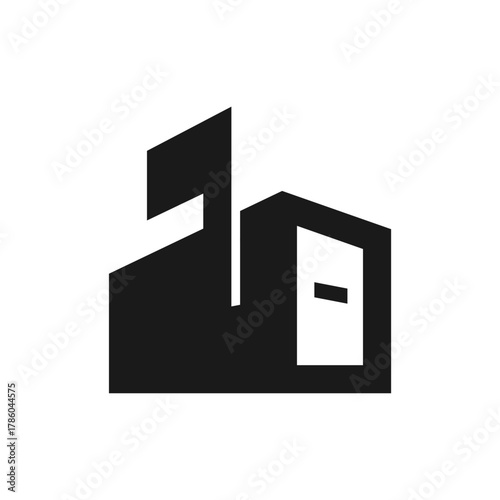 Mailbox Silhouette Vector Icon.
A minimalist black mailbox silhouette with a raised flag, symbolizing mail delivery and communication.