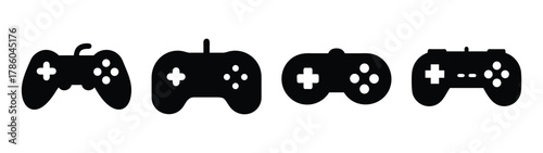 Game controller vector art illustration of gaming consoles and joystick design for gamers fun time