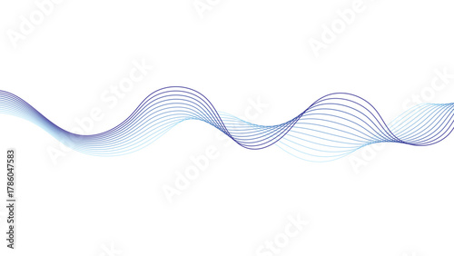Abstract wave vector background, sine wave graphic.