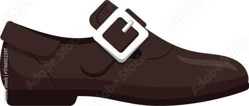 Pilgrim shoe with buckle for thanksgiving day