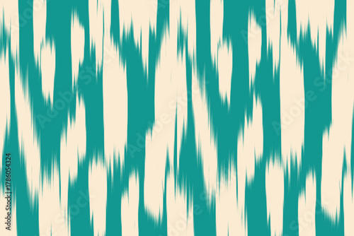 Uzbekistan ikat pattern. Uzbekistan ikat abstract ethnic design. Uzbekistan pattern design for background, wallpaper, textile, art, clothing, wrapping paper, Uzbek style, Uzbek fabric