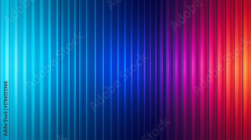 Vibrant Vertical Gradient A Blend of Blue, Purple and Red in Abstract Lines