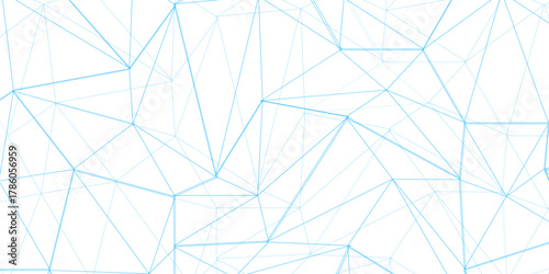 Technology abstract white digital background of connected blue line .many squares and rectangle shapes .Internet connection network high digital technology with connecting points and