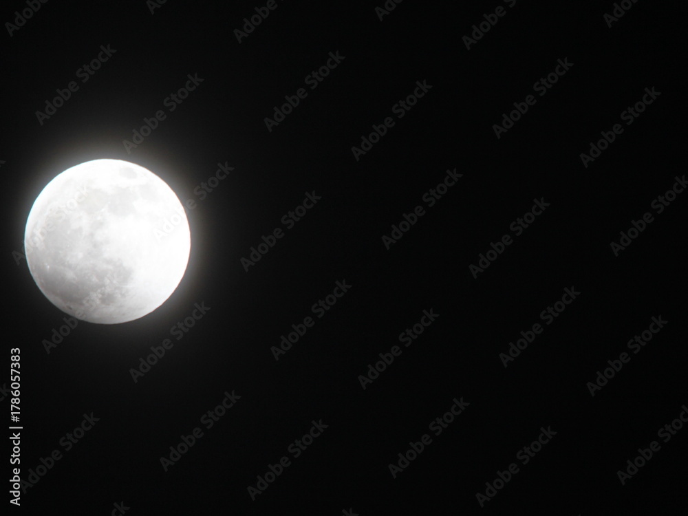 Obraz premium Blood Moon Eclipse in 2019