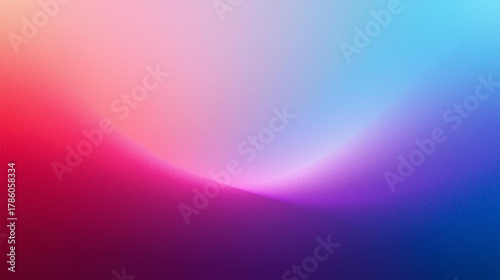 Abstract gradient background with vibrant pink, blue, and purple hues, showcasing a smooth, luminous curve