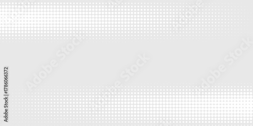Dot white gray wave light technology texture background. Abstract big data digital concept.