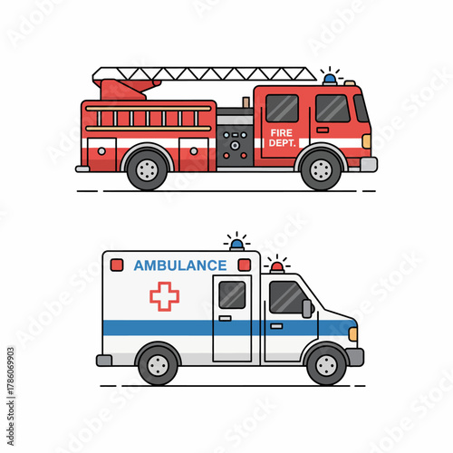 Emergency Vehicle Responding to Crisis Situation