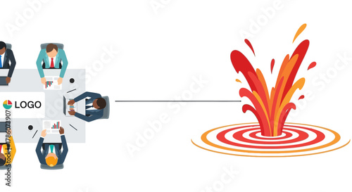 Corporate Team Collaboration Hits Business Target with Creative Breakthrough